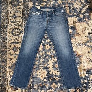Abercrombie & Fitch the A&F Classic straight denim jean men 32x32 100% cotton